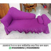 Turkey Purple Color Divan Cove...